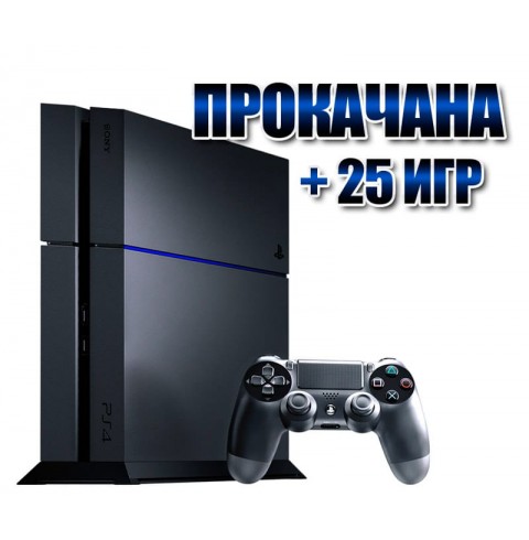 PlayStation 4 FAT 1TB (Б/У) + 19 игр #221